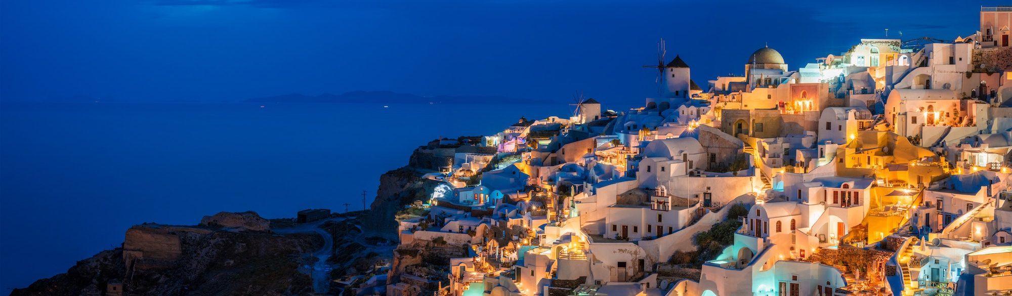 Famous greek tourist destination Oia, Greece