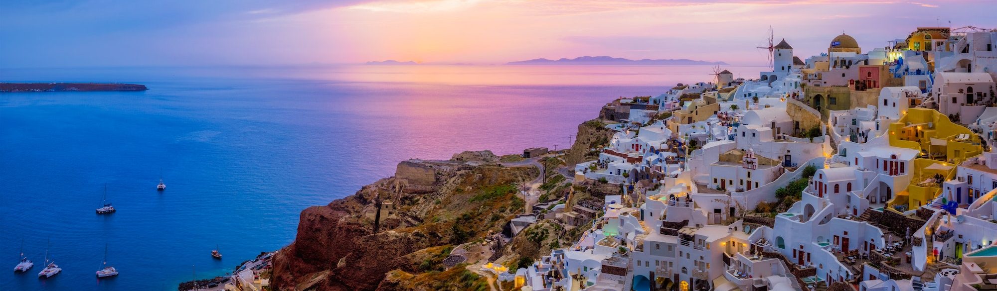 Famous greek tourist destination Oia, Greece